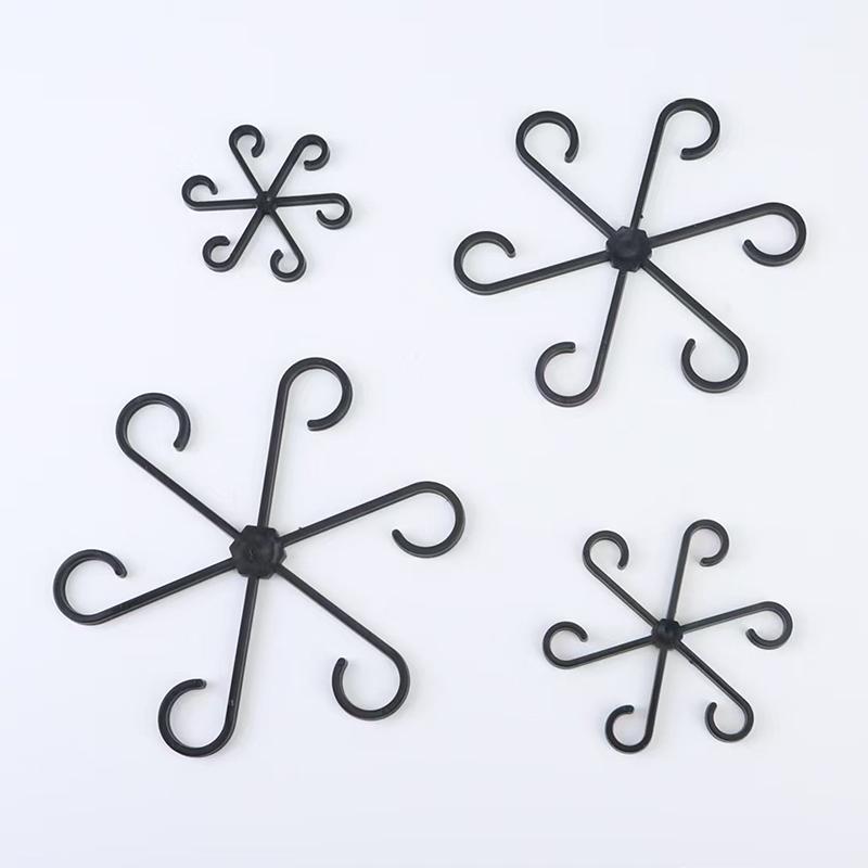 

4 шт. Многоразовые каркасы для стеблей растений, садовые инструменты, без колышков, шпалера, поддержка стеблей растений, фиксатор стеблей и ветвей