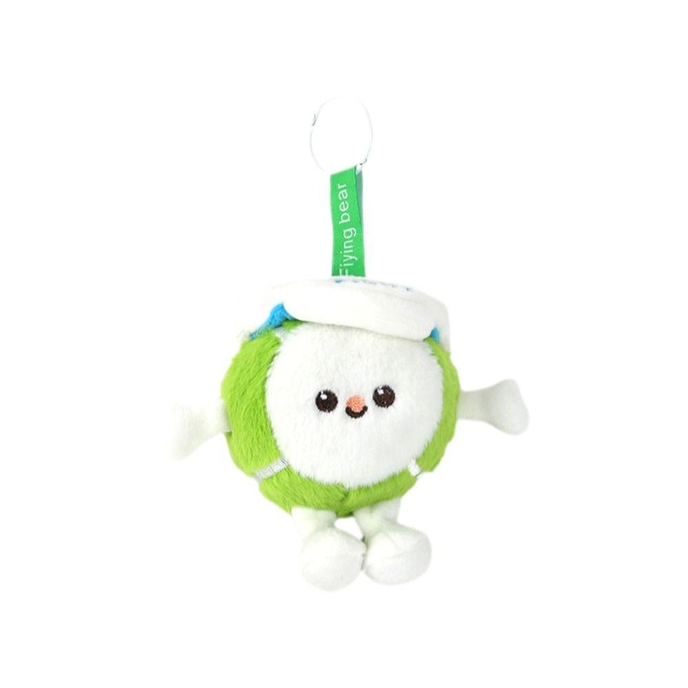 Latest Creative Baseball Keychain Furry Cute Football Plush Toys Fun Toys Plush Sphere-Shaped Keychain Friends Gifts