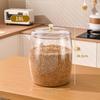 Multi-Grain Waist Drum Jar: Large, Multi-Functional Storage for Grains & Nuts with Lid