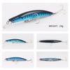 Minnow Fishing Lures Vivid Eyes Artificial Bait Striped 16.5cm Deep Diving Hooks Fishing Tackle Starter Anglers