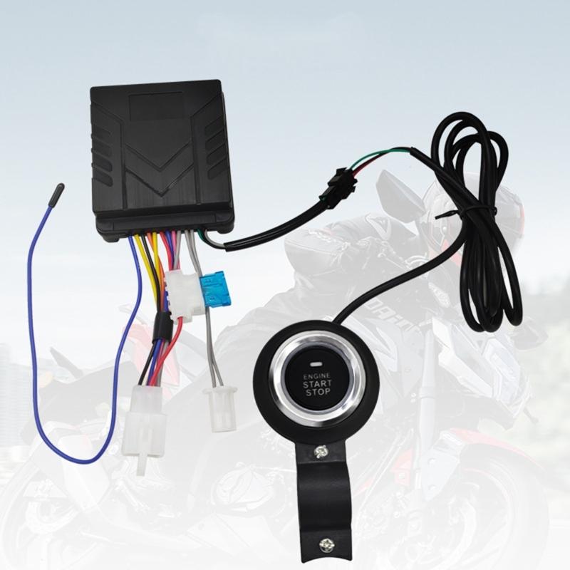 Intelligent Control Motorcycle Alarm Remote Start Keyless Mobile APP Control System Electric Engine Lock Motorbike-Siren