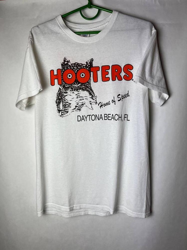 Винтажная футболка Hooters Band Home Of Speed Унисекс Концертный S до 5XL MQ255 Унисекс Футболка XXXL