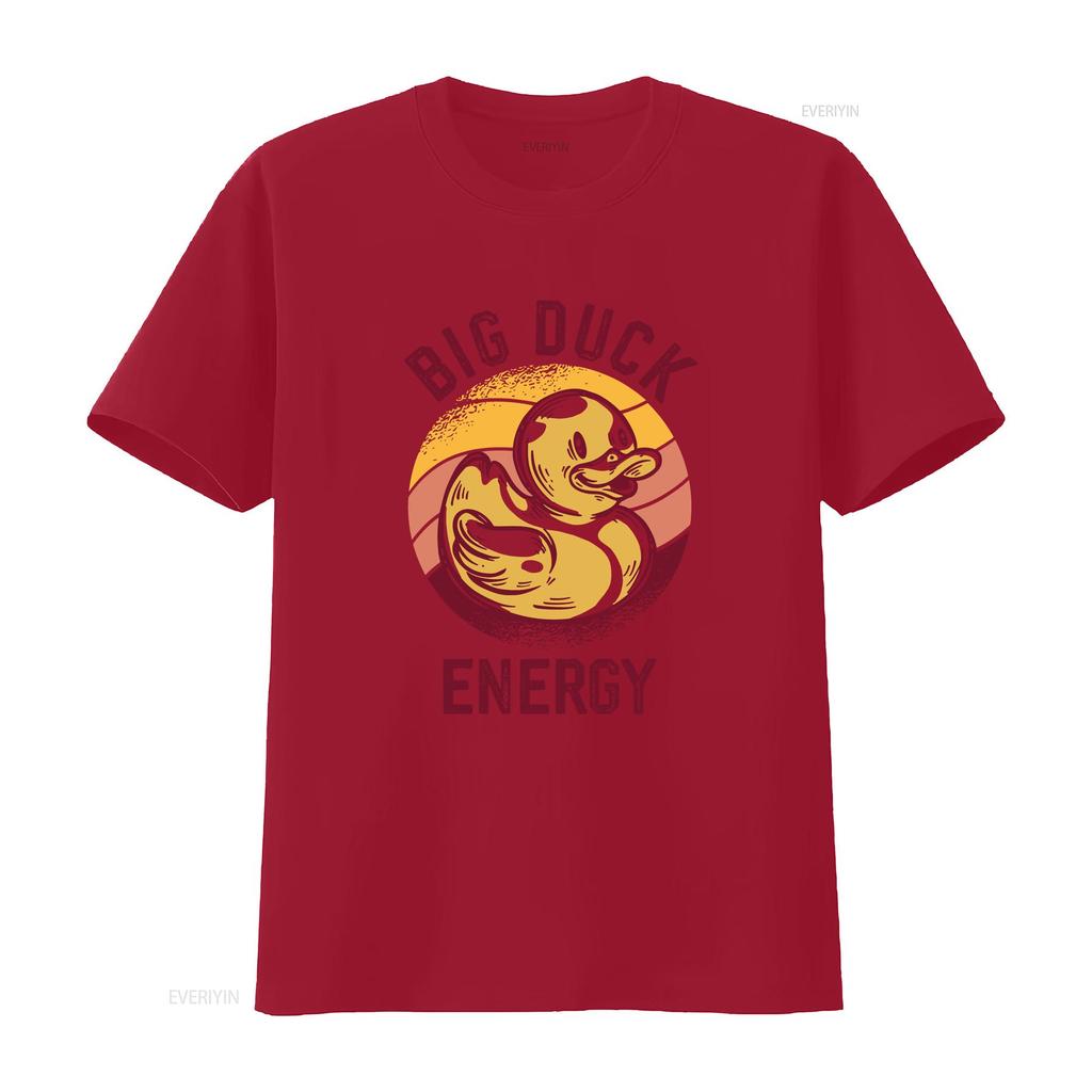 Big Duck Energy Rubber T Shirt  vintage Washed streetwear Stylish Slightly Top For Everyday Wear Unisex fashion Casual