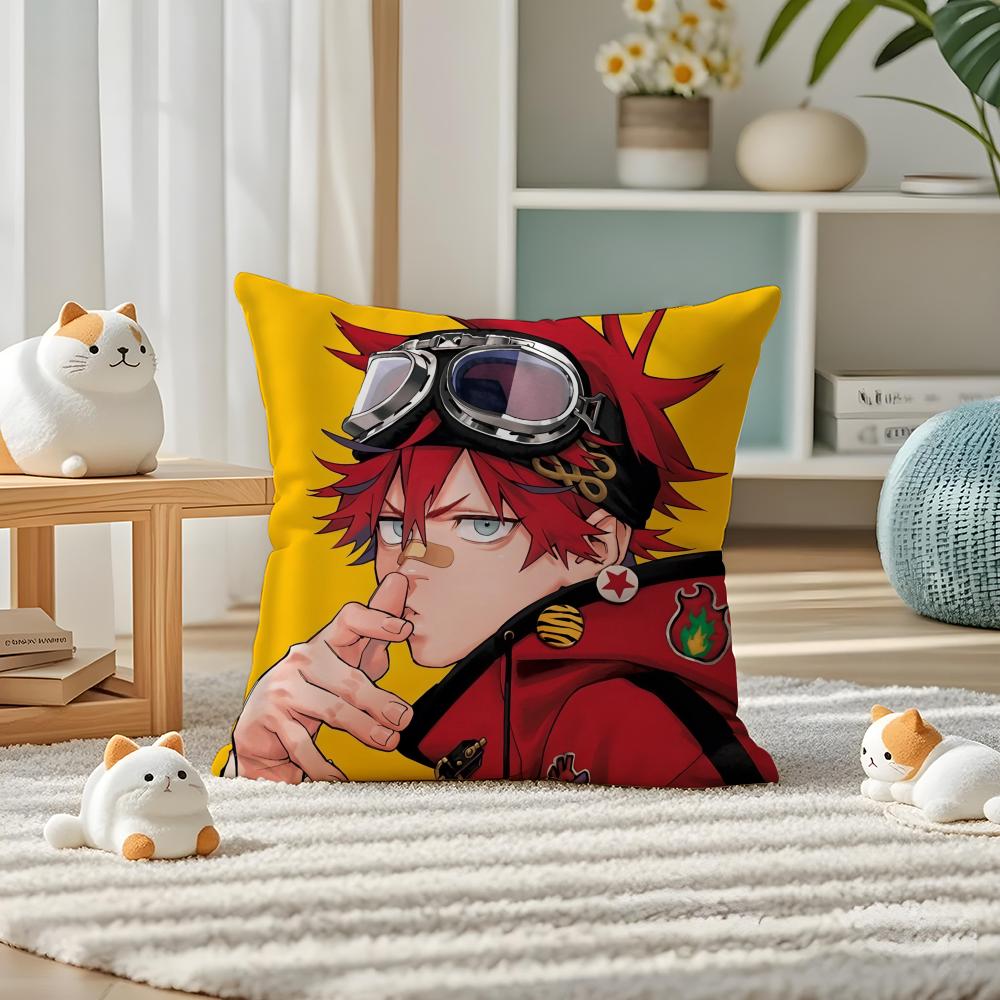 Manga GGokurakugai Pillow Case Silky Elegant Comfort Sofa Bed Invisible Zipper