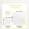 25x25cm 3-Ply Hot-Stamped Wedding Party Napkins - Elegant Disposable Paper for Western Food Celebrations