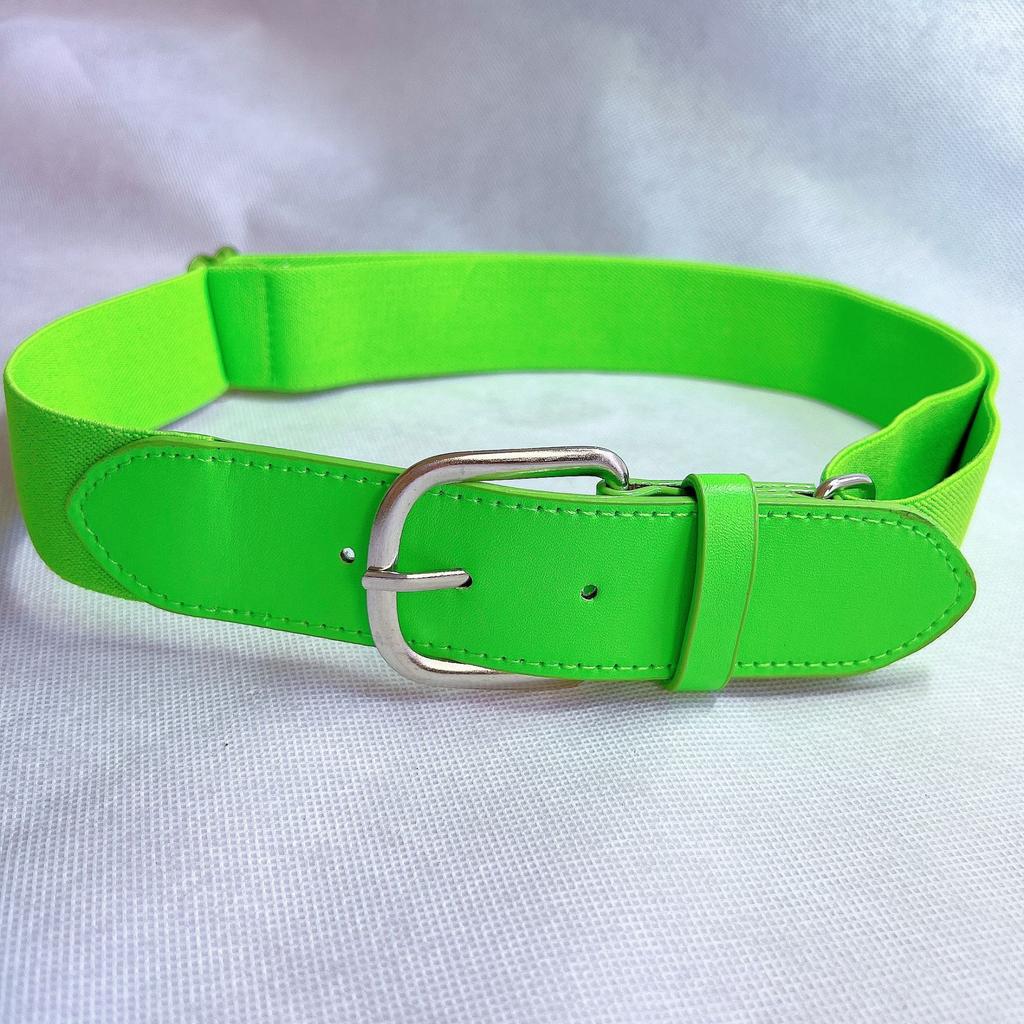 Outdoor Sports Baseball Belt, Adult Elastic Elastic Belt, Simple and Versatile Colorful Belt