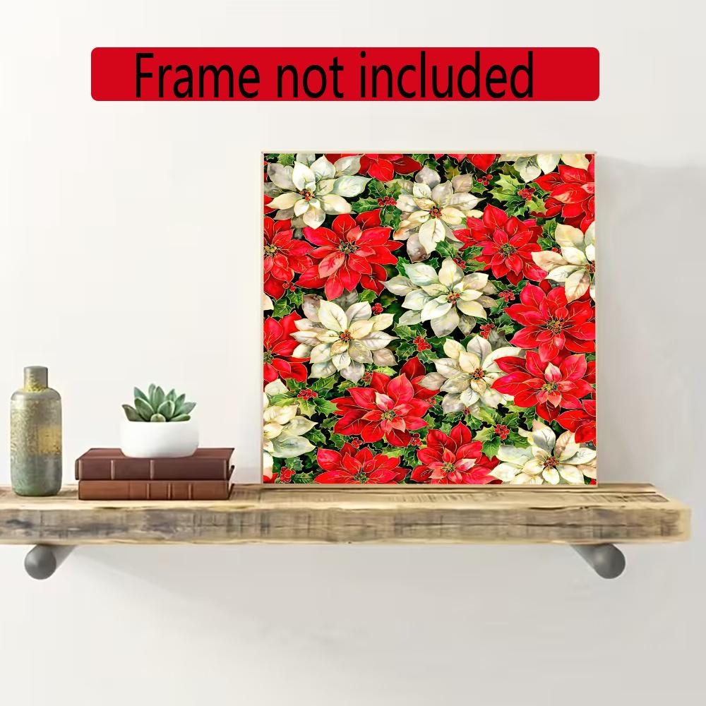 Christmas 5D Diamond Painting Round Diamond Rhinestones Mosaic Diamond Embroidery Wall Paintings Rhinestones Gift Frameless