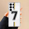 Hot FootBall Number Case for Samsung Galaxy S20 S25 Ultra S22 S21 S10 Plus Note 10 20 Ultra S24 FE S23 Soft Cover