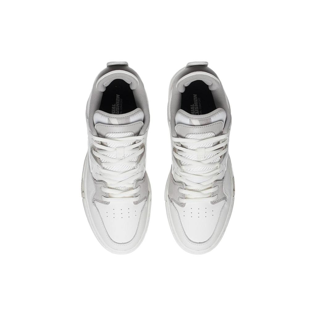 Li Ning Wave PRO Synthetic Leather Slip Resistant Abrasion Resistant Low Top Skateboard Shoes Women's AECT026-2