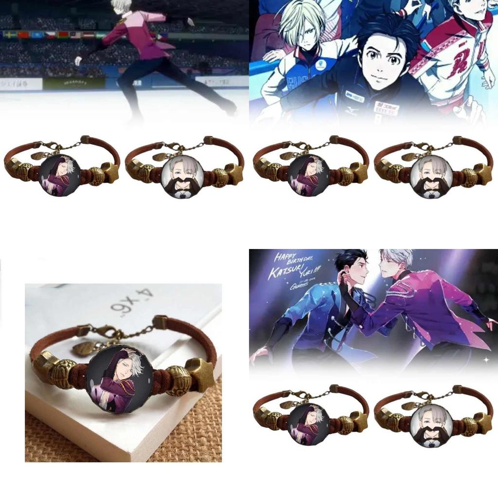 Yuri On Ice Anime Bracelet Glass Bead Jewelry For Fans And Collectors