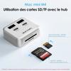 WAVLINK Hub 6 Ports pour Mac mini M4/M4 Pro | 2x USB-C 10G, 2x USB-A 10G, Lecteur SD/TF 3.0 | Transfert rapide &amp; connectivité…