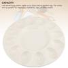 Deviled Egg Platter Sturdy Heat Resistant Hold 12 Eggs White Ceramic Easter Egg Holder Tray for Refrigerator