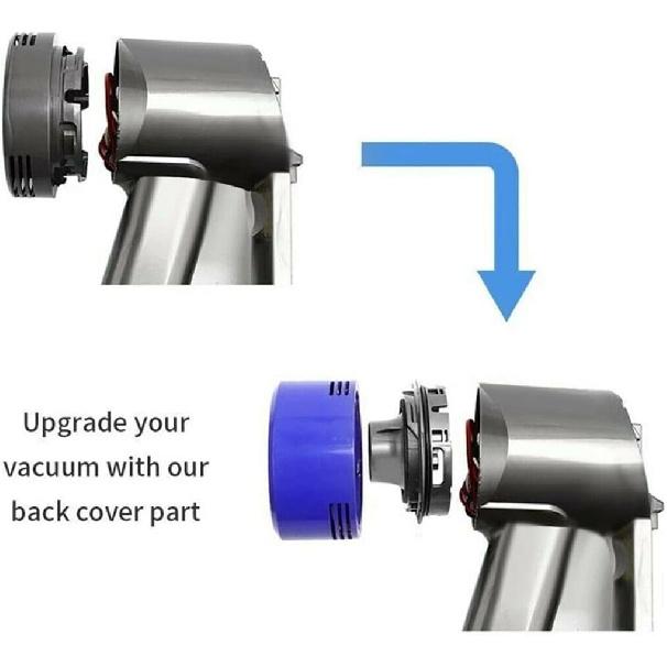Motor-Rückabdeckung Ersatz für Dyson V7 V8 Hinterer HEPA-Filteradapter Motor-Rückabdeckung Staubsauger Ersatzteile