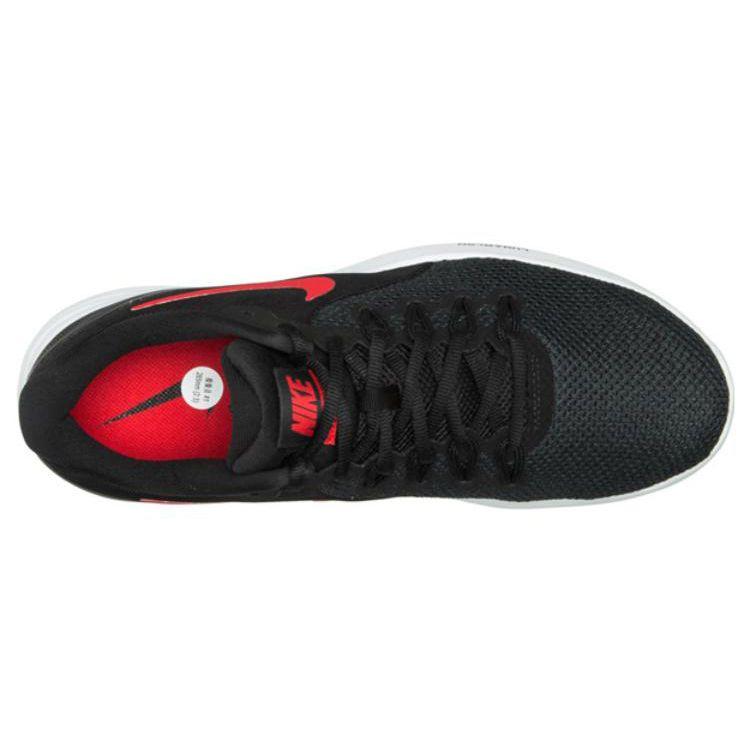 Nike Lunar Apparent Slip Resistant Durable Fabric Cushioning Low Top Running Shoes Men Sneaker Black Red 908987-004