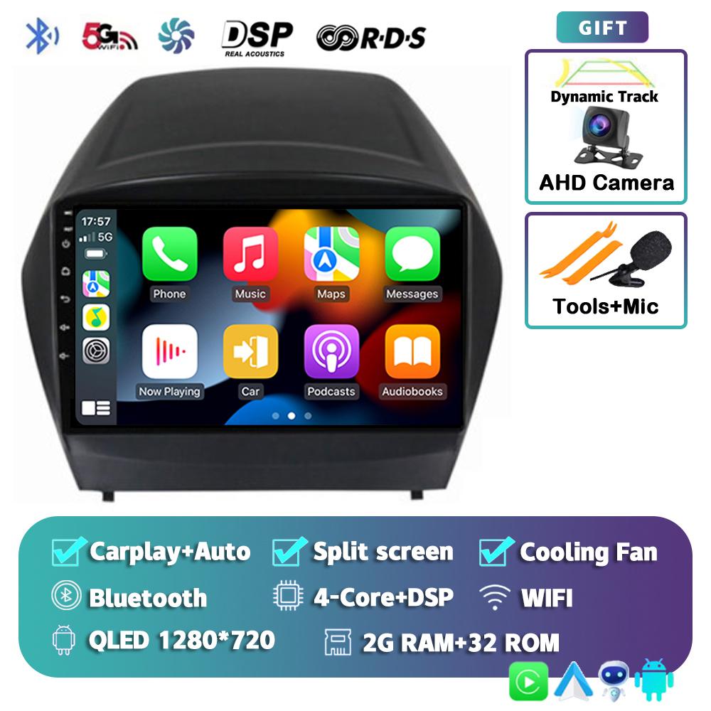 

Android 14 Carplay Auto WIFI+4G Car Radio For Hyundai Tucson 2 LM IX35 2009-2015 Multimedia Video Player Navigation GPS DSP 2din