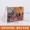 High-end sequined woven dinner bag New embroidery clutch bag Summer niche straw woven bag Fashion women's envelope bag
