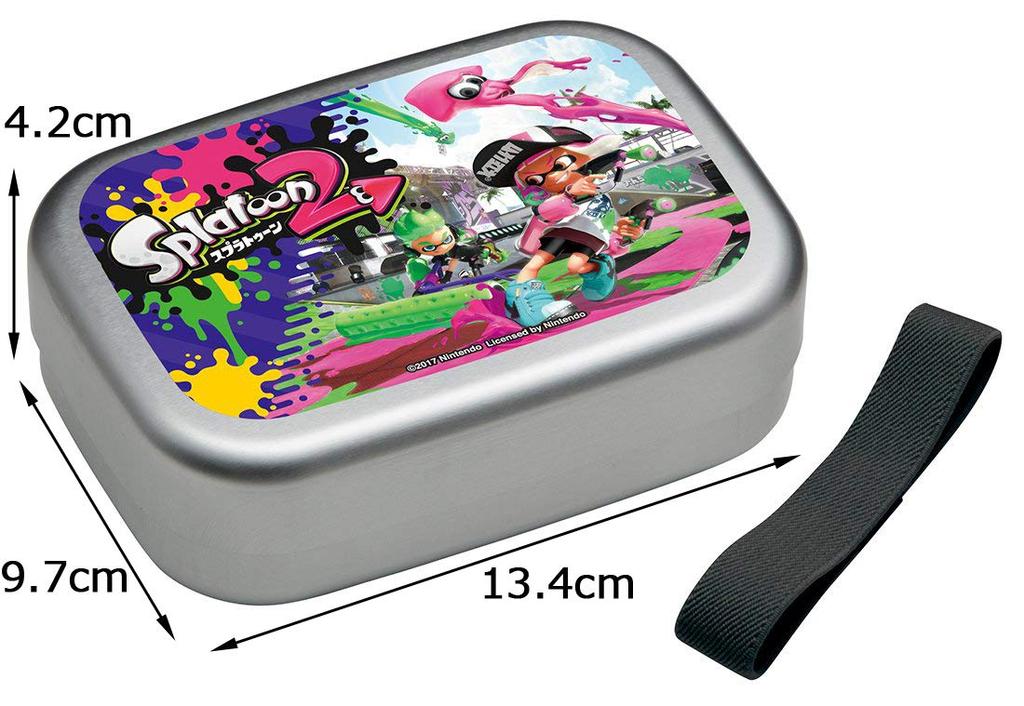 Skater Aluminium Lunchlåda 370ml Splatoon 2 Pojkar Tillverkad i Japan Barns ALB5NV-A