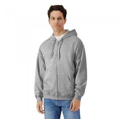 Mens Softstyle Midweight Full Zip Hoodie