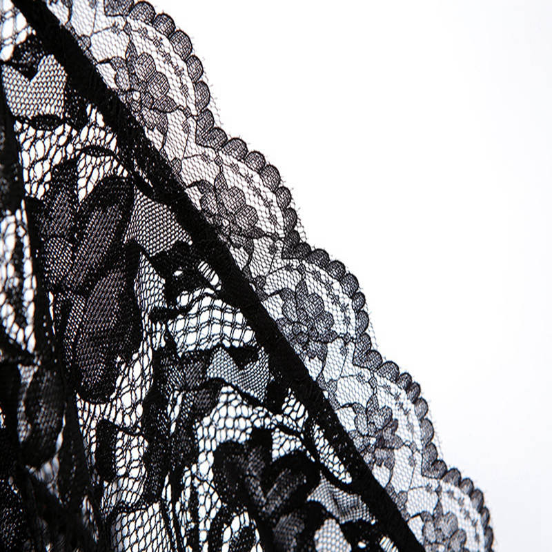 Sommer Sexy Perspektive Spitze Kleid Frauen Solide Platz Kragen Hülse Mit Drei Vierteln Backless Lange Split Damen Kleid