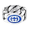 Interlocking G Chain Ring Men's 753490-J8410-8136