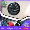 Pegatina para Coche 2025 Nueva 1 ud. 80/90/100 mm Insignia Frontal Capó Coche Pegatina Decoración Maletero Trasero Para Skoda Octavia Rapid Fabia Superb Ko