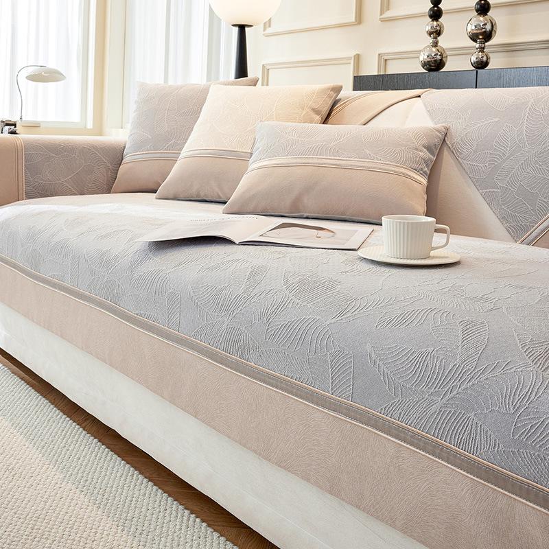 Chenille Sofa Cushion Four Seasons Universal Non-Slip New Sofa Cover Cloth Modern Light Luxury Anti-Scratching Sofa Cover Slipcover