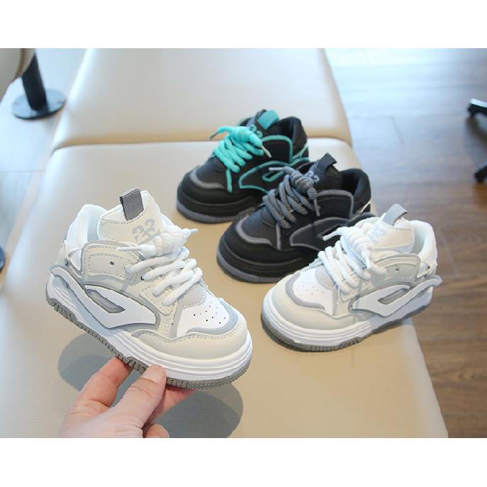 Children's Spring Sports Shoes, Girls' Shoes, Boys' School-style Sneakers, High-top Girls' Soft-soled Loafers