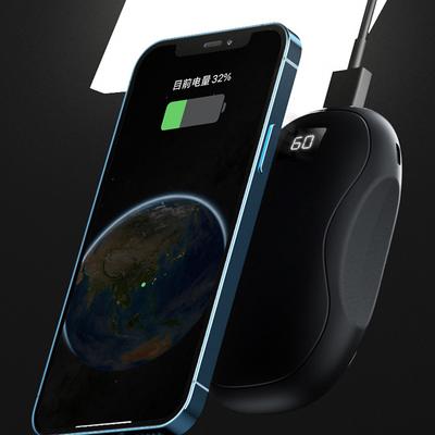 Calentador de manos portátil 2 en 1, calentador de manos recargable de invierno con Banco de energía Digital de bolsillo con 3