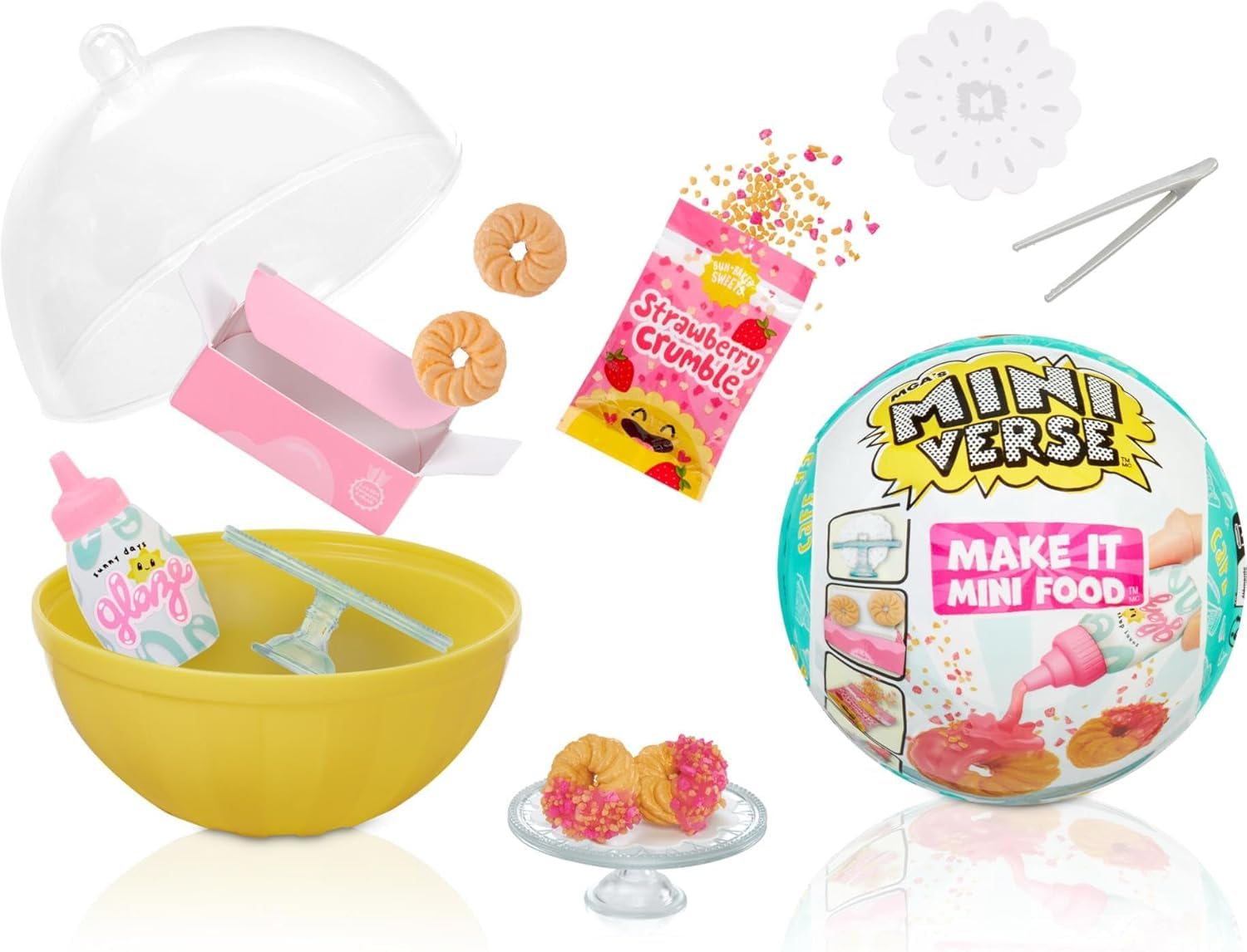 

MGA Miniverse Make It Mini Food - Серия 3 Кафе - Мини-коллекционные фигурки в загадочной непрозрачной упаковке - DIY-игра с эпоксидной смолой - Мини-копии еды - Для коллекционеров и