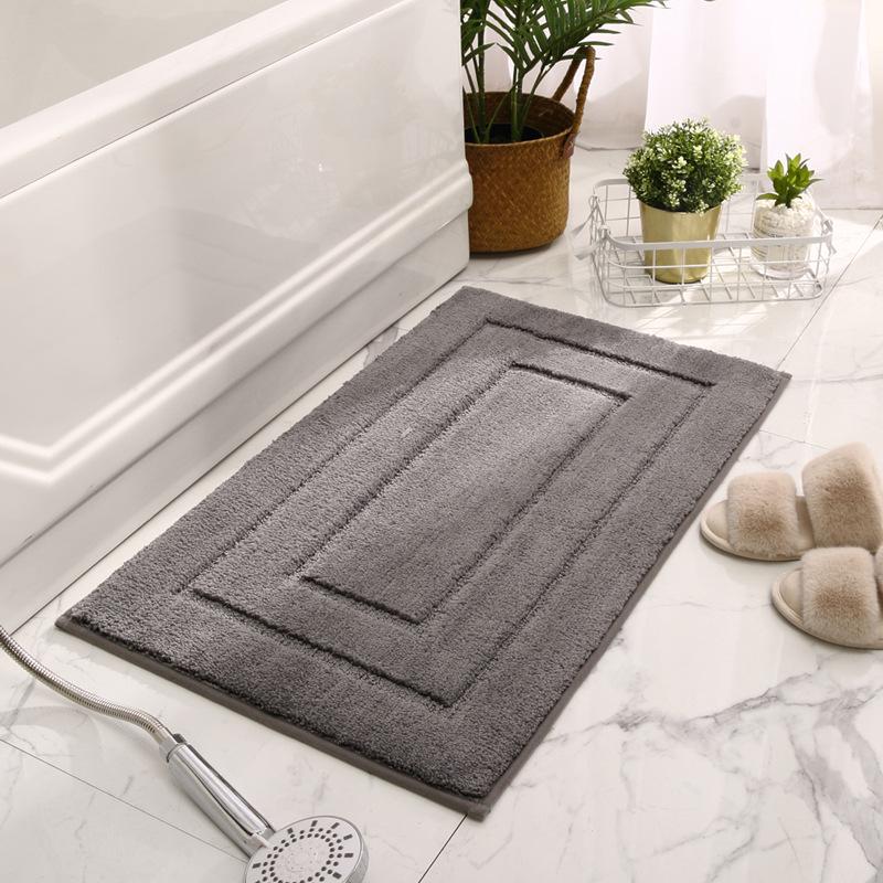Thick Absorbent Non-Slip Bathroom Mat - Entrance and Toilet Floor Rug