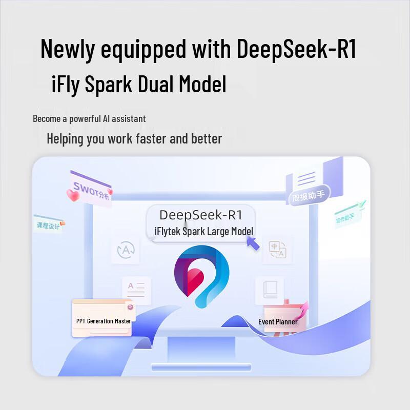 IFLYTEK K1 KI DeepSeek-R1 Dreimodus-Tastatur