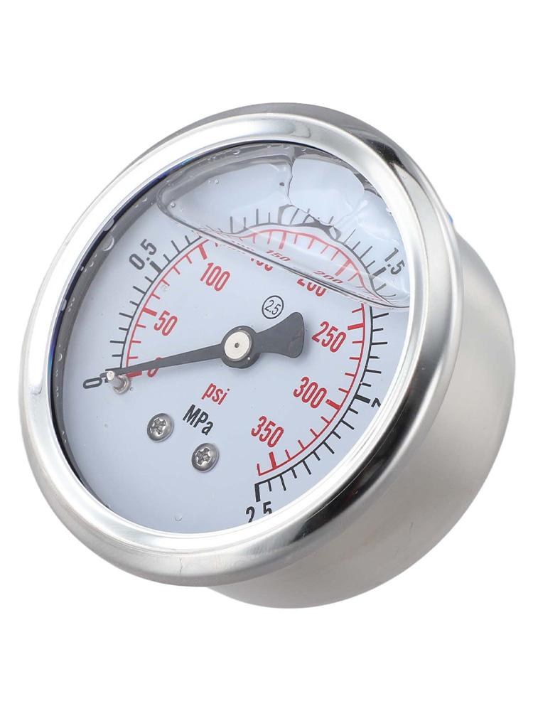 Pressure Gauge 0 100 Bar PSI with 60mm Dial Featuring Accurate Measurement for Hydraulic and Vacuum Applications