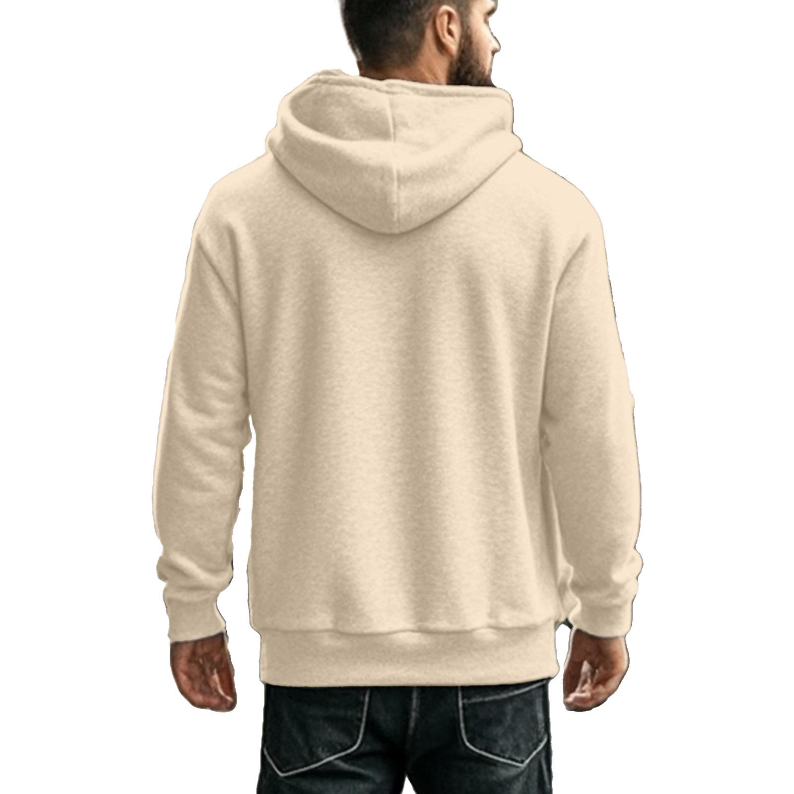 Хаки 2025 Осень и зима Новая толстовка с капюшоном — фото 3