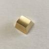 Elegant Zinc Alloy Keycap Matte Gold Finish For Mechanical Keyboards Enhances Typing