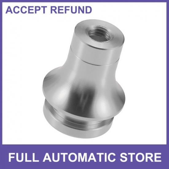 Gear Shift Knob Adapter M10x125 Universal for Auto Aluminum Alloy Silver Tone
