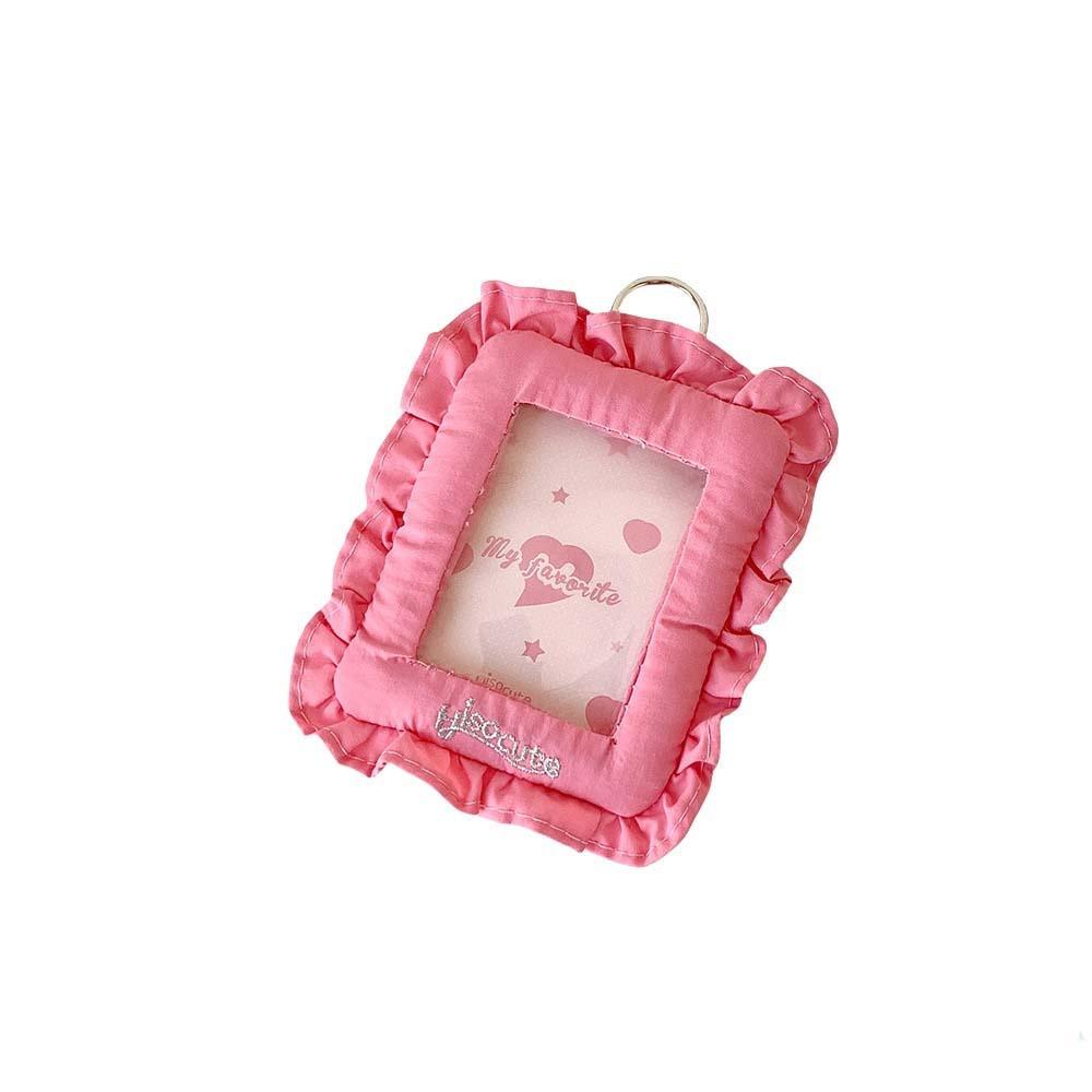 With Keychain Photo Photocard Frame Decoration Idol Card Display Protector  Student Friends