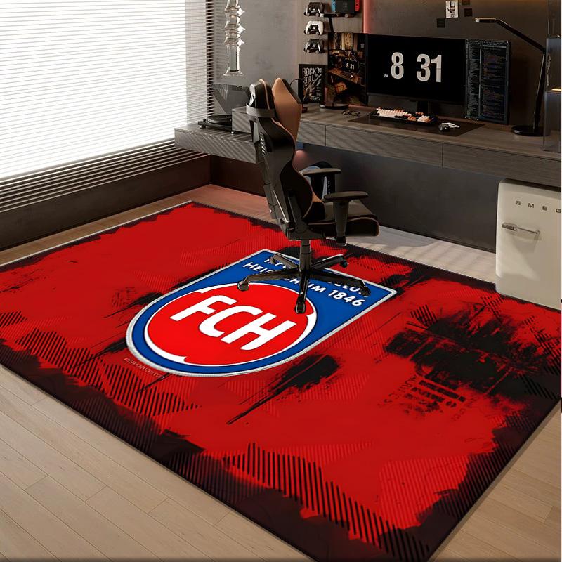 1 Stück Teppich Heidenheim Wappen Teppich, Stuhlmatte, Läufer für Büro Schlafzimmer Wohnzimmer Schlafzimmer, Fußmatten-Dekor Weihnachts-Fächer-Geschenke