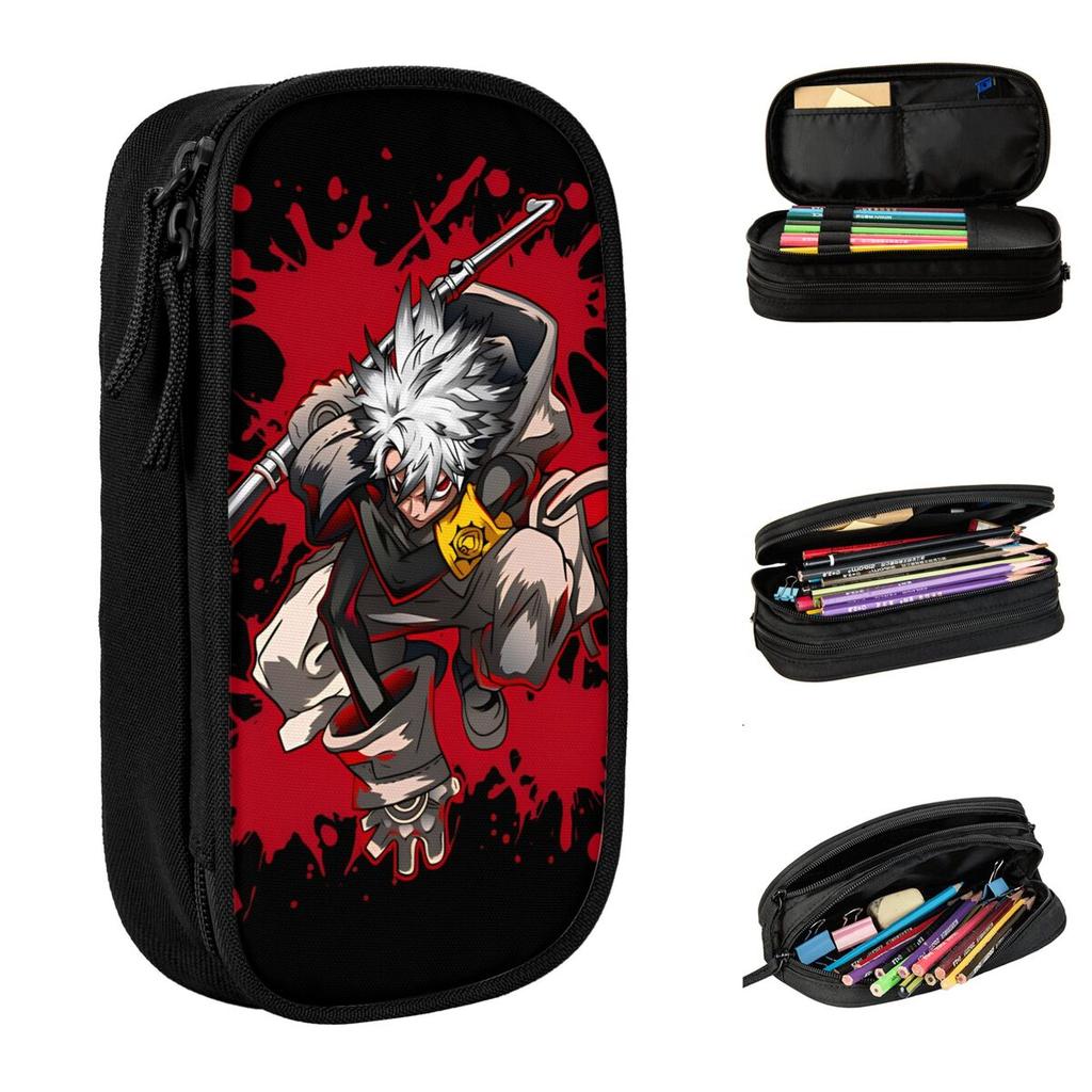 Gachiakuta Anime Rudo Pencil Cases Fun Pen Box Bag Girls Boys Big Capacity School Supplies Zipper Pencilcases