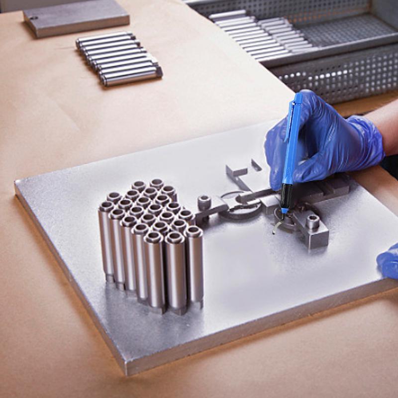 Metal Deburring Trimmer Knife in Pen Shape Portable High Precision Burr Removal Cutters Reamer Tool with 11 Cutters