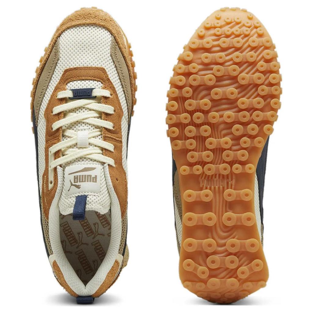 Puma Blacktop Rider Preppy - Alpine Snow Caramel Latte Unisex Tenisky Hnědé 395875-05