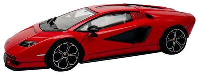 Hung Hing Toys Lamborghini Countach LPI Red Wheel Finished Product 1/64 800-4 (black Rims)