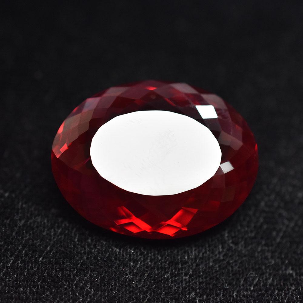 62.25 Ct Natural Blood Red Mozambique Ruby   BIG-SIZE Loose Gemstone