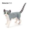 Animal Model Realistic Form Collectible Solid Simulation Cat Model Figure for Kids