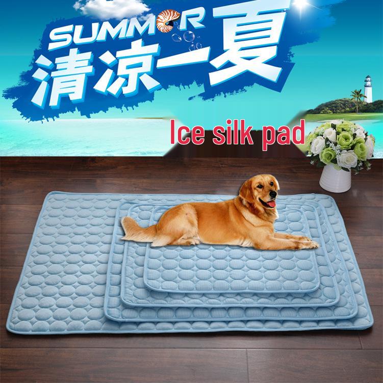 Cool Silk Pet Mat - Ice Cooling Mat for Cats & Dogs