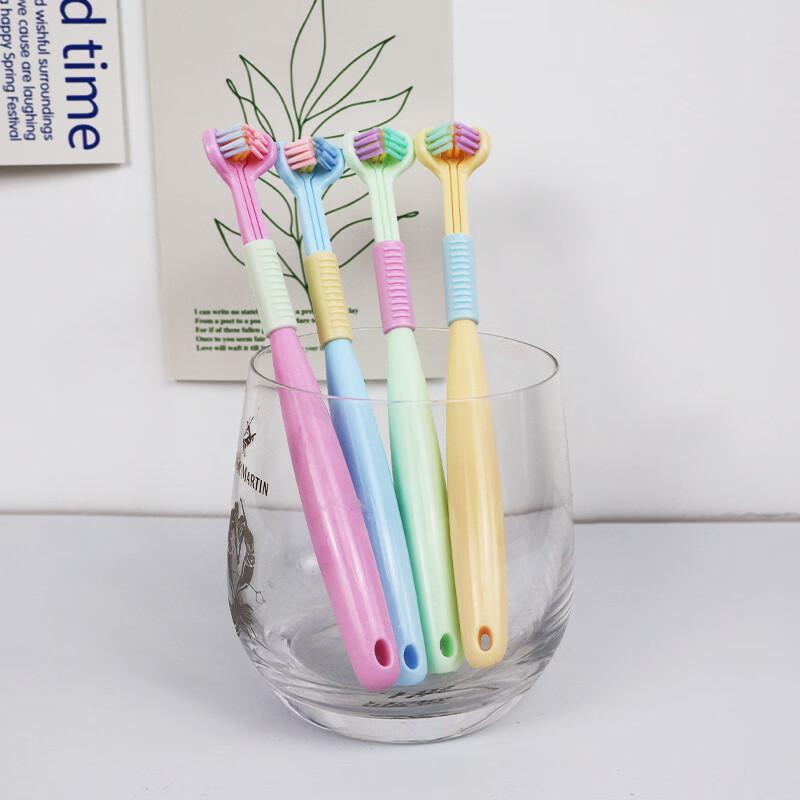 YALINNA Children's Triple-Sided Soft Bristle Toothbrush