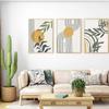 Boho Art Prints Abstract  PosterLandscape Bundle Line Art Rainbow Plant Gallery Wall Pictures Sun Leaf Paintings on Canvas Decor