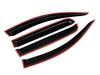 Dongfeng Xiaokang C37/C35/K07 Truck Window Rain Guards - Double Row Visors for Car Decoration