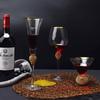Rotweinglas mit Goldrand Diamant Cocktail Champagnerkelch Kristallweinglas Extrem Luxuriös Hochzeitsfeier Glaswaren Trinkbecher