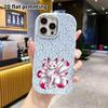 Phone Case: 2D Flat Design Suitable for iPhone 18 17 16 15 14 13 Pro Protective Case, Couple Style, Red and White Nine-tailed Fox, Christmas and Hallo