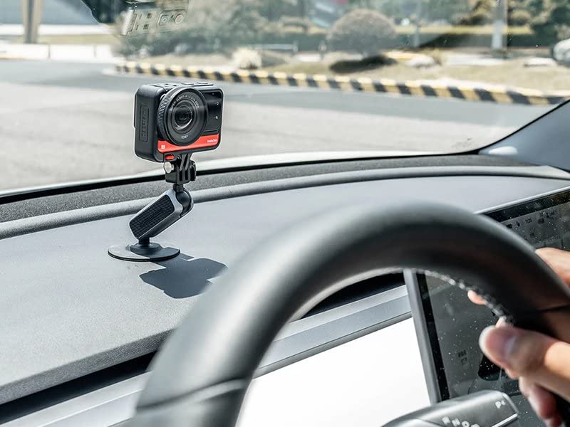 PGYTECH Action Camera Adhesive Mount V2 with Adjustable Angle Mount Adapter 1/4"